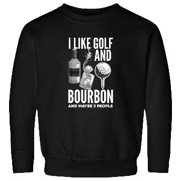 Discover Golf Bourbon Whiskey Gift Golfer Sweatshirts