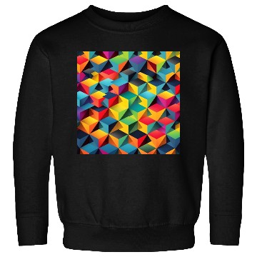 Discover geometric psychedelic wallpaper Sweatshirts