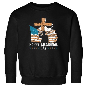 Discover Patriotic Veteran USA Flag American Memorial Day Sweatshirts