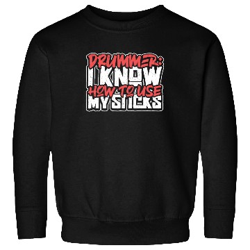 Discover Drummer Drums Music Drum Set Drumming Sweatshirts