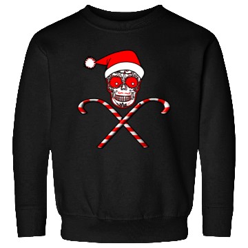 Discover Sugar Skull And Candy Canes Sweatshirts
