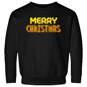 Discover Merry Christmas Yellow Neon Colors Sweatshirts