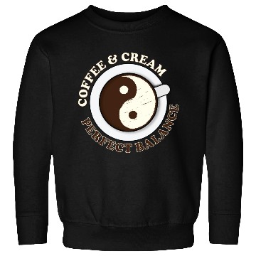 Discover Yin Yang Yoga Coffee and Cream Sweatshirts
