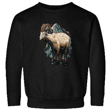 Discover a mountain goat lives in the mountains Sweatshirts