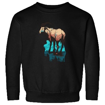Discover a mountain goat lives in the mountains Sweatshirts