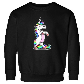 Discover A Unicorn With Rainbow-Colored Mane And Tail Sweatshirts