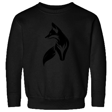 Discover Cute Fox Portrait Tattoo Style Sweatshirts
