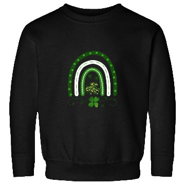 Discover Green Four Leaf Clover .St Patrick's Day Sweatshirts