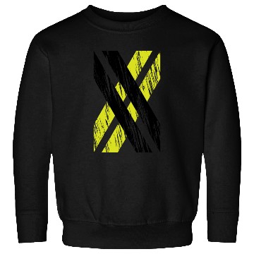 Discover X black and yellow Sweatshirts