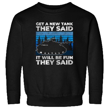 Discover Main Battle Tank Steel Guns Armed Forces Sweatshirts