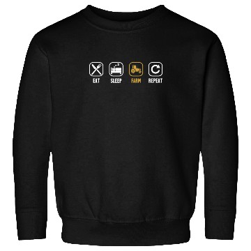 Discover Eat Sleep Farm Repeat Agriculture Rancher Farmer Sweatshirts