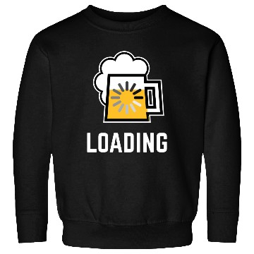 Discover Beer Loading (Drinking In Progress / Negative / |) Sweatshirts