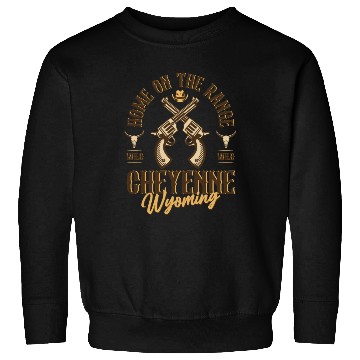 Discover Cheyenne Wyoming wild west town Sweatshirts