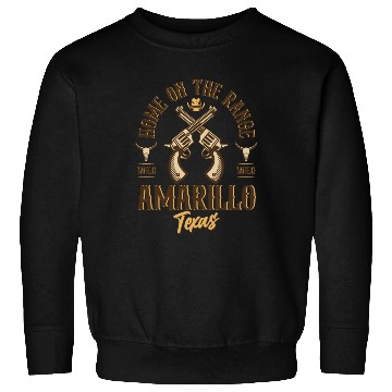 Discover Amarillo Texas wild west town Sweatshirts
