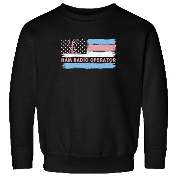 Discover Ham Radio Operator US Flag Sweatshirts