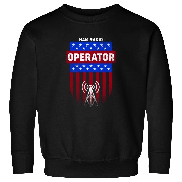 Discover Ham Radio Operator US Flag Sweatshirts