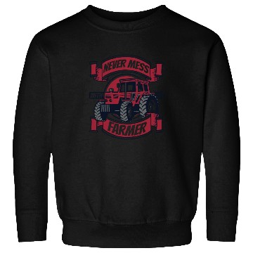 Discover Never Mess With A Farmer Agriculture Rancher Sweatshirts
