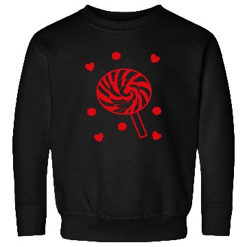 Discover cute red candy sweet lollipop lover Sweatshirts