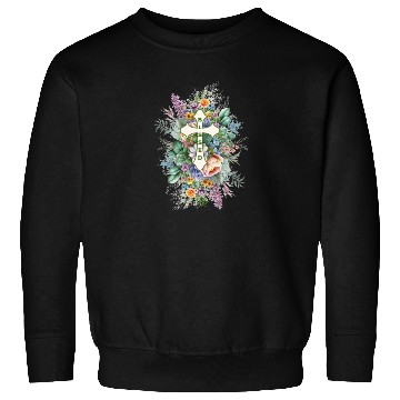 Discover Easter Blessed Roses Sweatshirts