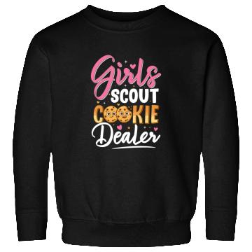 Discover Scout For Girls Cookie Dealer Funny Scouting Famil Sweatshirts