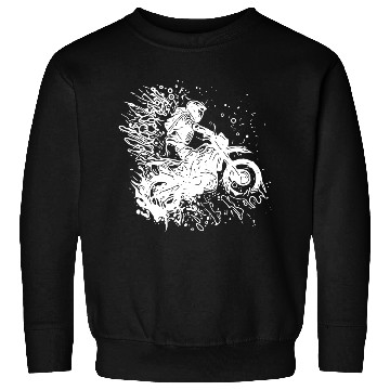 Discover Motorcycle Tattoo Splash Racing Style Sweatshirts