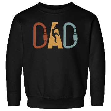 Discover Mountain Climbing Dad Mountaineering Sweatshirts