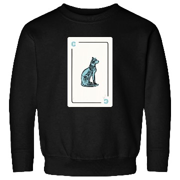 Discover Cat Playing card Cat Lovers Gift Sweatshirts