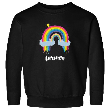 Discover Farmer Farming Cute Boho Rainbow Sweatshirts