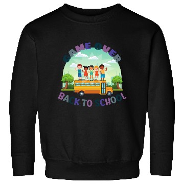 Discover game over back to school Sweatshirts