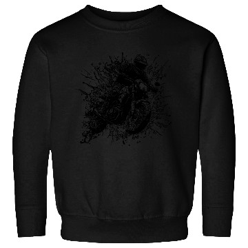 Discover Motorcycle Racing Jump Splash Style Sweatshirts
