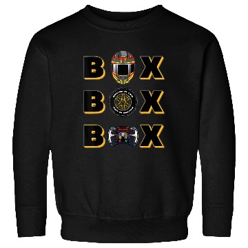 Discover Formula Racing Car Helmet Box Box Box Pit Box Rad Sweatshirts