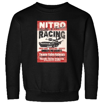 Discover Vintage Hot Rod Classic Funny Drag Racing Poster Sweatshirts