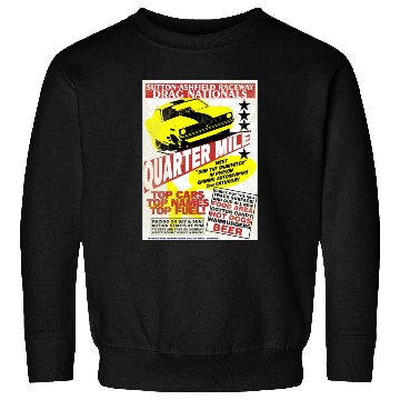 Discover Vintage Hot Rod Classic Drag Racing Poster Sweatshirts