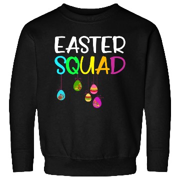 Discover Easter Squad Family Matching Easter Day Bunny Egg Sweatshirts