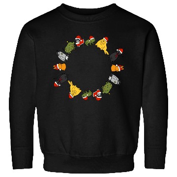 Discover Christmas Holidays Cute Animals Stars Candy Canes Sweatshirts