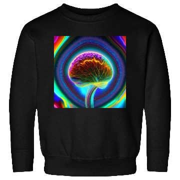 Discover Electric Mind - Psychedelic Brain Sweatshirts 2