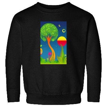 Discover Trippy Visual Dream Creative Different Art Modern Sweatshirts
