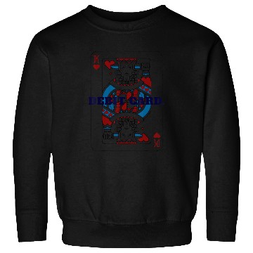 Discover DEBIT CARD King of Hearts Playing Card Sweatshirts