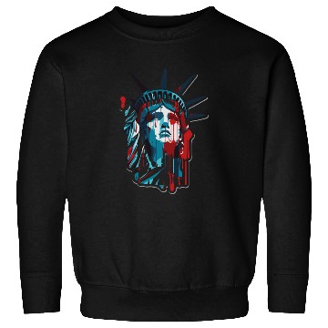 Discover Color Drops Lady Liberty Sweatshirts
