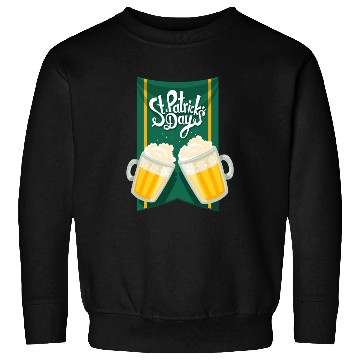 Discover St Patrick's Day and two cups of beer Sweatshirts