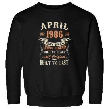 Discover April 1986 Birthday Surprise Sweatshirts