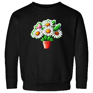 Discover Daisy Flower Sticker Sweatshirts