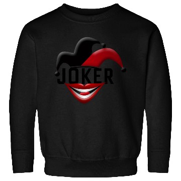 Discover Joker in Red and Black Sweatshirts