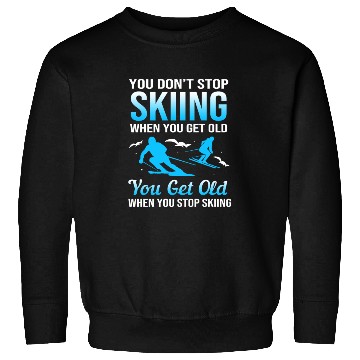 Discover Funny Skiing Ski Lover Skier Ski Instructor Sweatshirts