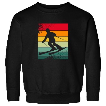 Discover Winter Vacation Snow Skiing Vintage Ski For Men Sweatshirts
