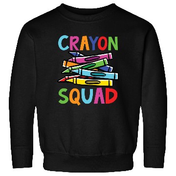 Discover Crayon Squad Student Back To School Sweatshirts