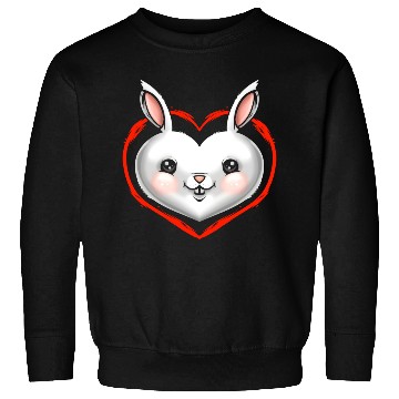 Discover Sweet Easter Bunny Heart On Easter Sweatshirts