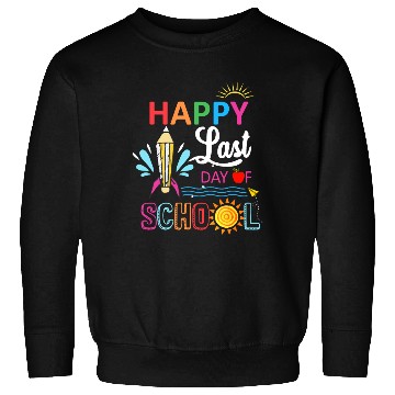 Discover Happy Last Day Of School Teacher Boys Girls Kids Sweatshirts