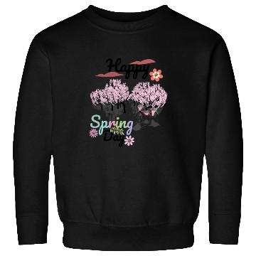 Discover Seasons Greetings for Spring, Happy Spring Graphic Sweatshirts