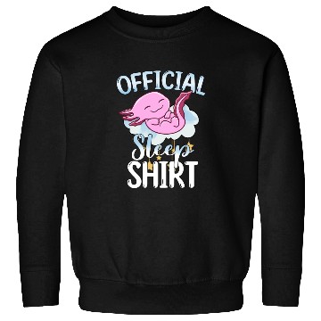 Discover Official Sleep Sweatshirts Axolotl